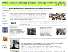 Tablet Screenshot of chicagogermanschools.org